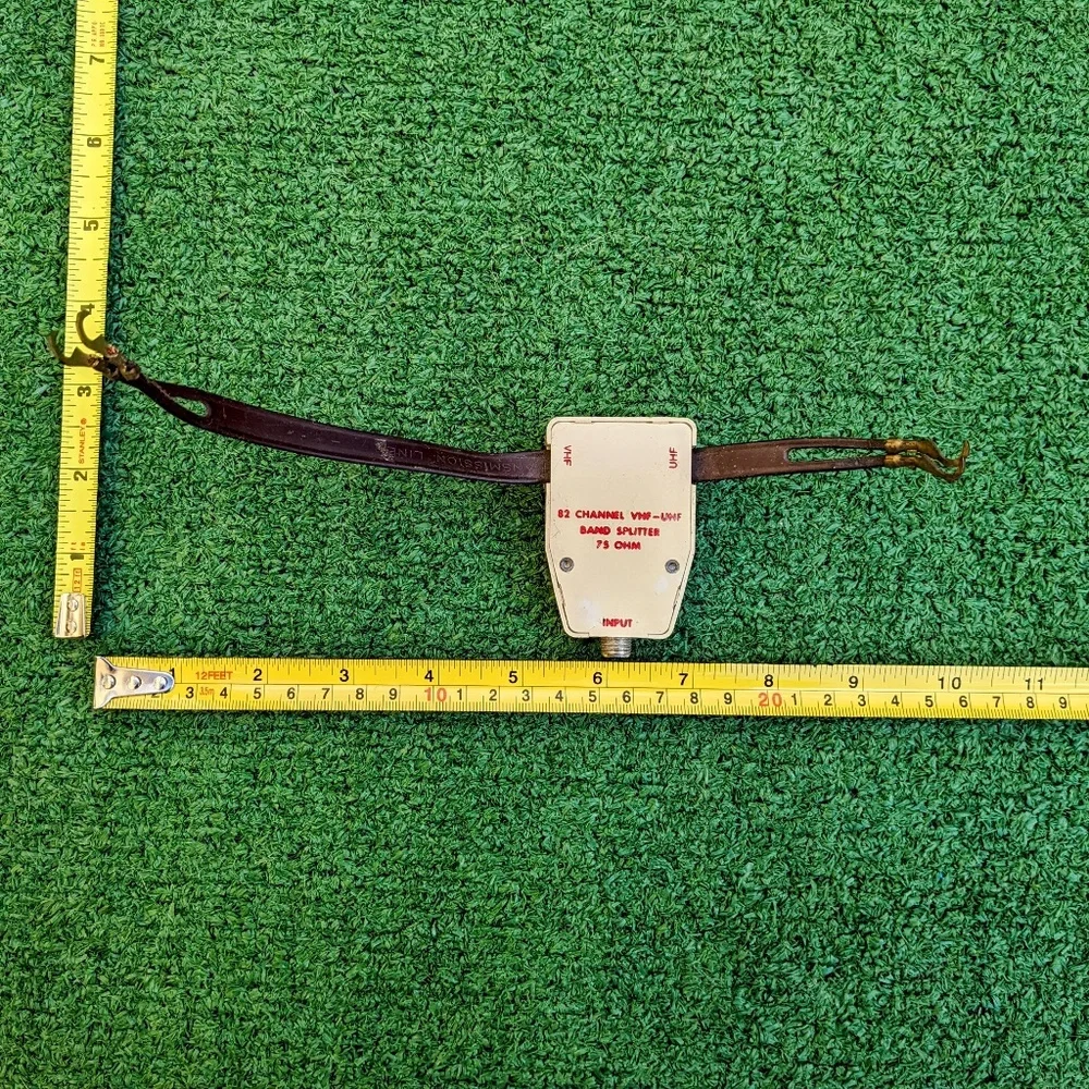 VTG O.W. Donald Co. UHF/VHF/FM Band Separator 75ohm TV Antenna Splitter EUC